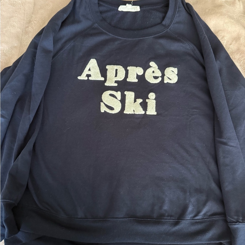 Après Ski Navy Sweatshirt